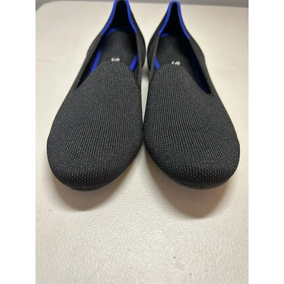 Rothy's women's black loafers slip on shoes size 7 EXCELLENT COND. - Picture 3 of 8